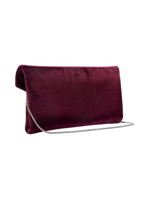POCHETTE donna BEID VELVET bordeaux Twenty Fourhaitch | BEIDPRUGNA